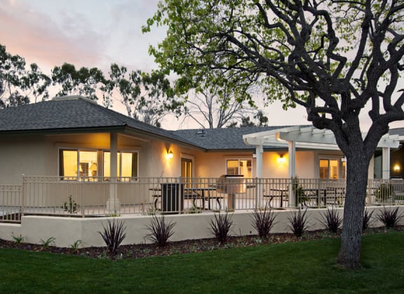 Clubhouse Exterior at Encina Meadows Apartments, Goleta, CA