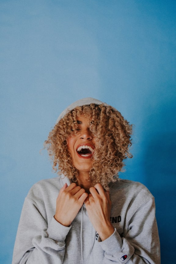 Laughing Woman at Encina Meadows,  ApartmentsGoleta, CA, 93117