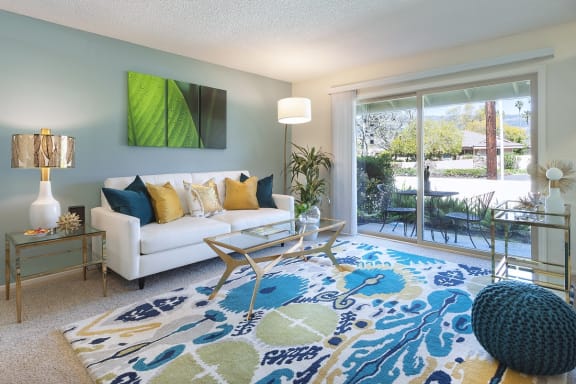 Living Room at Encina Meadows Apartments, California
