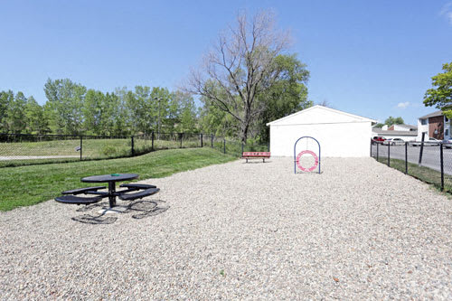 dog park at apartment complex