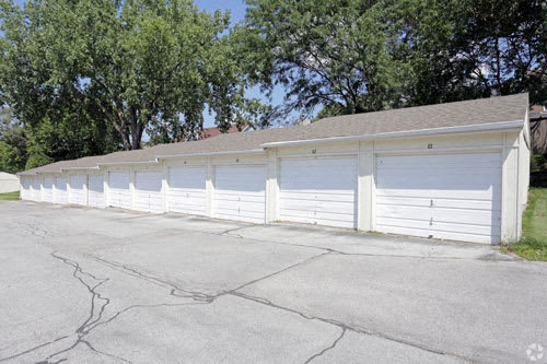 Garages at apartment