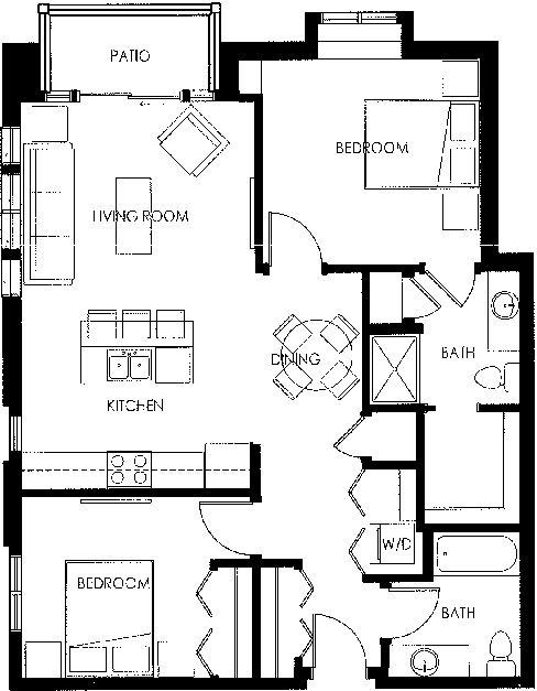 Vicinato F Floor Plan at Vicinato, Wisconsin