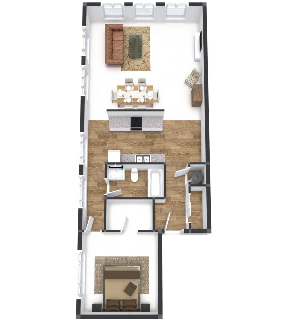 One Bedroom Corner Vista