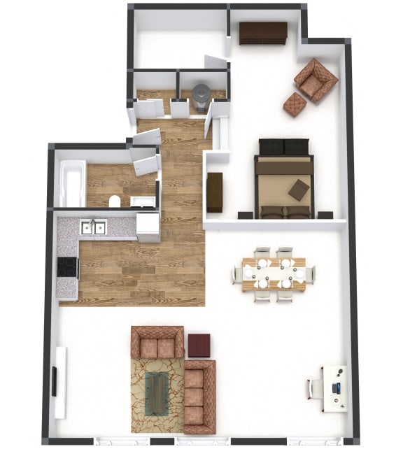 One Bedroom on 7th Deluxe