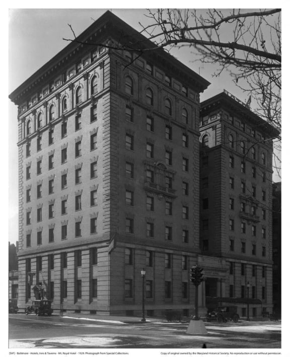 Building Exterior at The Mount Royal, Baltimore, Maryland