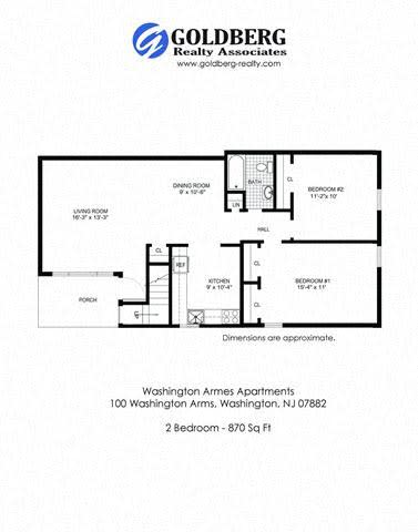Two Bedroom 1 bath