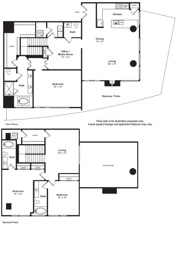 Floorplan at THE MONARCH BY WINDSOR, 801 West Fifth Street, Austin, 78703