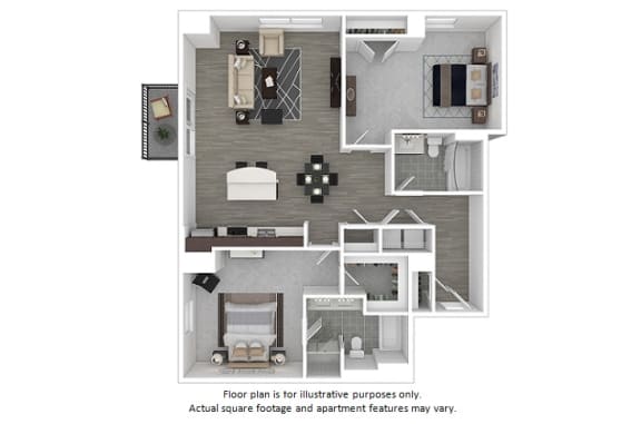 Lincoln floor plan at The Manhattan Tower and Lofts, CO, 80202