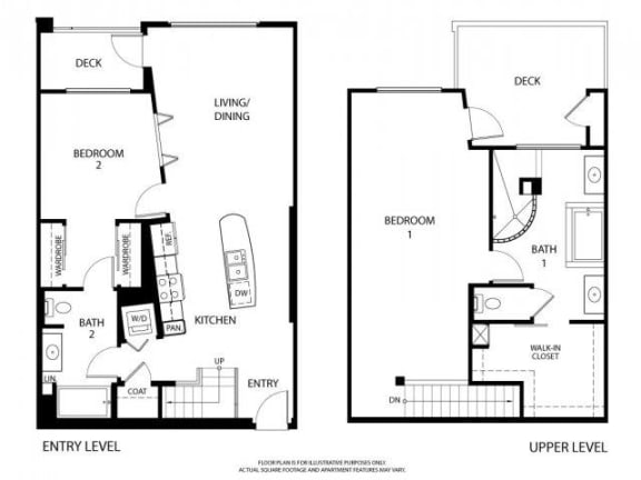 Floorplan Floorplan At 5550 Wilshire at Miracle Mile by Windsor, Los Angeles, CA, 90036