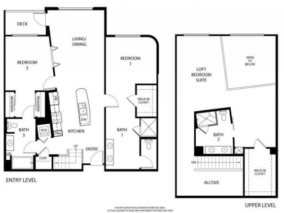Floorplan Floorplan At 5550 Wilshire at Miracle Mile by Windsor, Los Angeles, CA, 90036