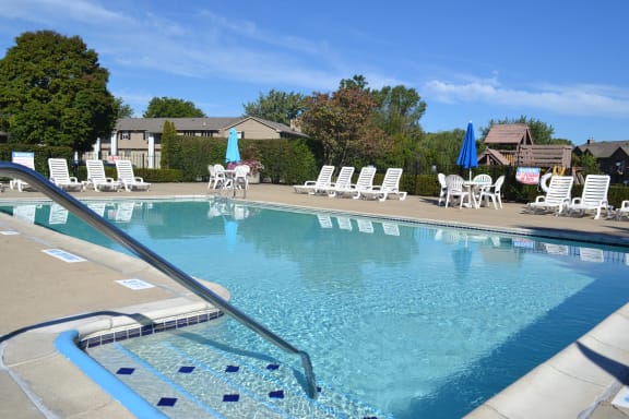 Resort Style Pool at Pilgrim Village - Canton, MI, Canton, MI,48187