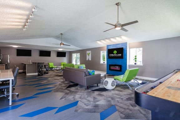 Newly Renovated Clubhouse at Sterling Lake Apartments,13500 Northside Drive, Sterling Heights