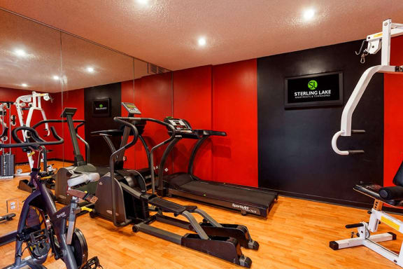 24 hour Fitness Center at Sterling Lake Apartments, 13500 Northside Drive, Sterling Heights MI 48312