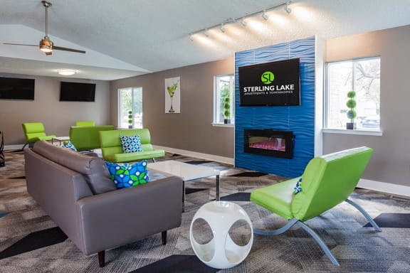 Clubhouse with Upgraded Interiors at Sterling Lake Apartments,Michigan, 48312