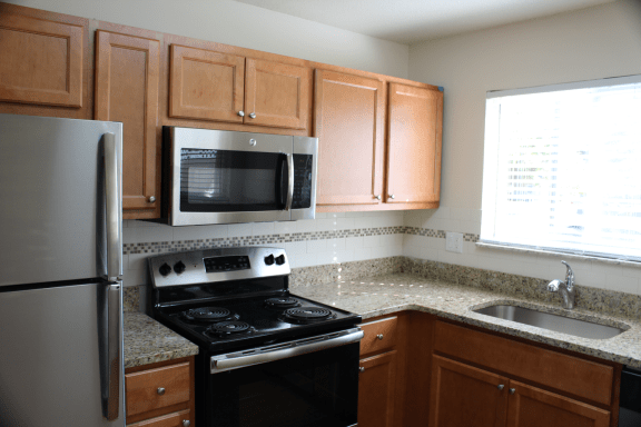 Kitchen renovation at Harpers Point Apartments, Cincinnati, 45249