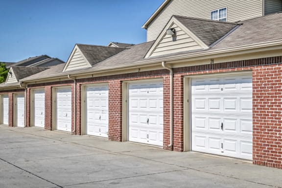 Garage at The Landings Apartments, Bellevue, NE