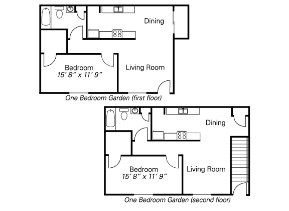 Floor plan diagram of apartment