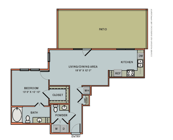 3-A1.1 Floor Plan at The Can Plant Residences at Pearl, San Antonio, TX, 78215