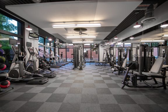 Modern Fitness Center at The Can Plant Residences at Pearl, San Antonio, TX, 78215