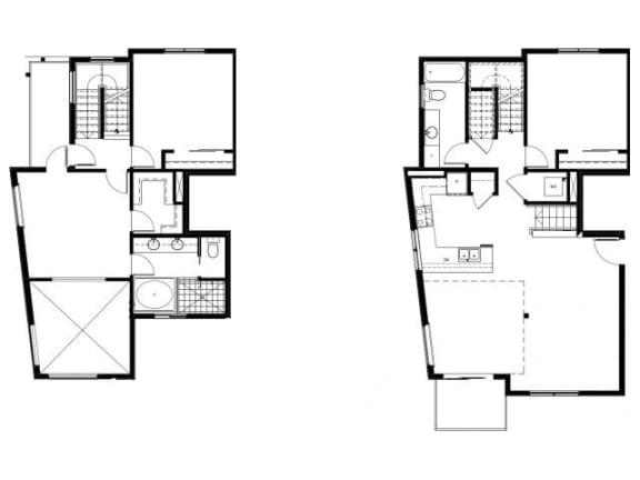 Capitol Yard Apartments_ West Sacramento CA_Floor Plan_Three Bedroom Two Bathroom C2