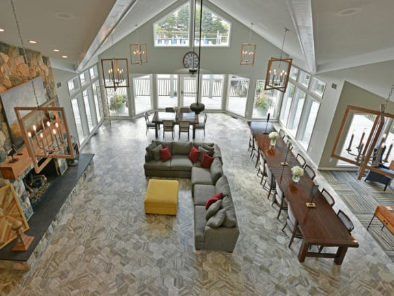 Resident Clubhouse at Portsmouth Apartments, Novi, MI