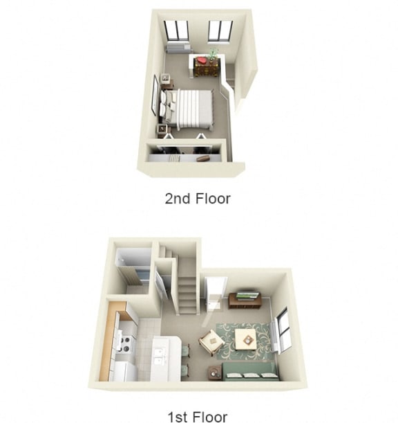 Loft Apartment at sky harbor apartments in salt lake city, ut