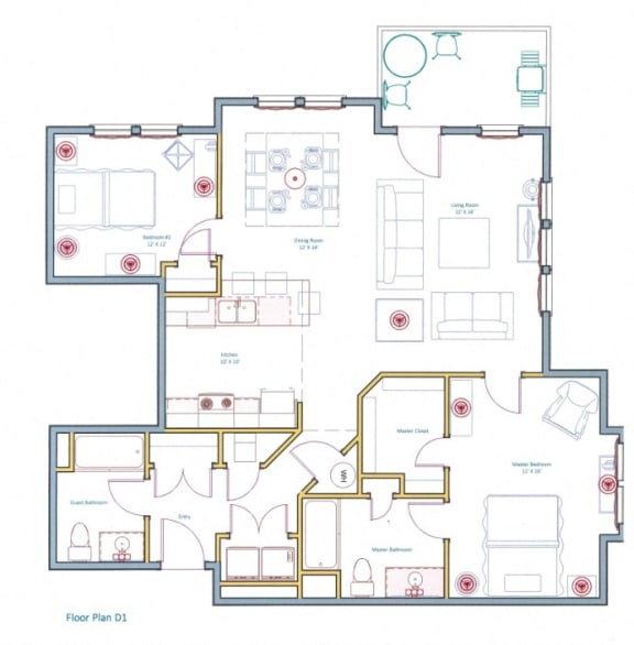 Floor Plans of Ashland Woods in Ashland, MA