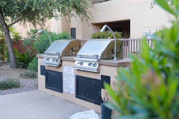 Tucson AZ Apartments for Rent with Two Outdoor BBQs to Cook