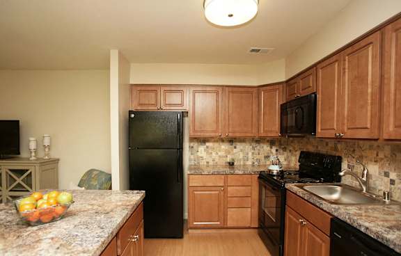 Island style Kitchen at Cranbrook Hills Apartments, Cockeysville