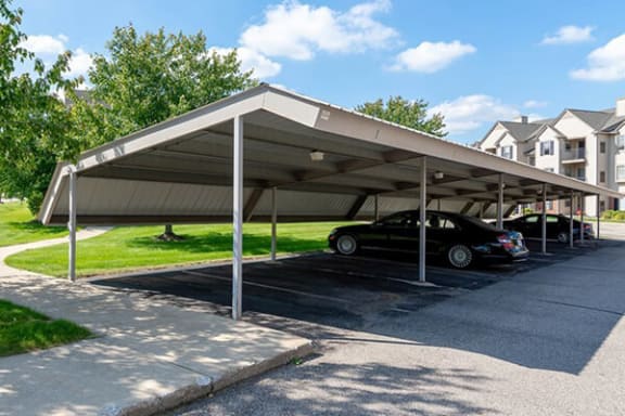 carport at Kentwood, MI apartments