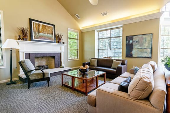 clubhouse at apartment community in Kentwood, MI