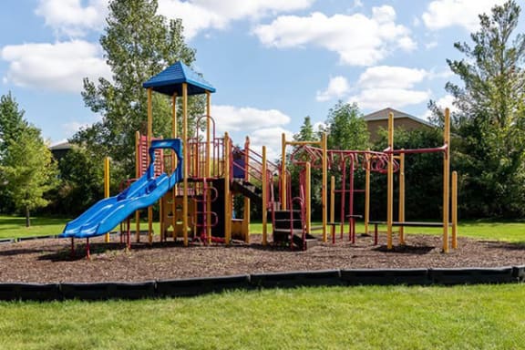 playground at apartment complex amenity