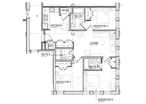 Floor plan with Dimensions