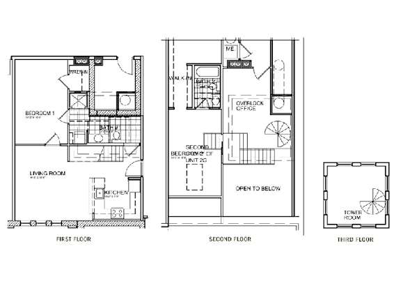 Floor plan w/ dimensions