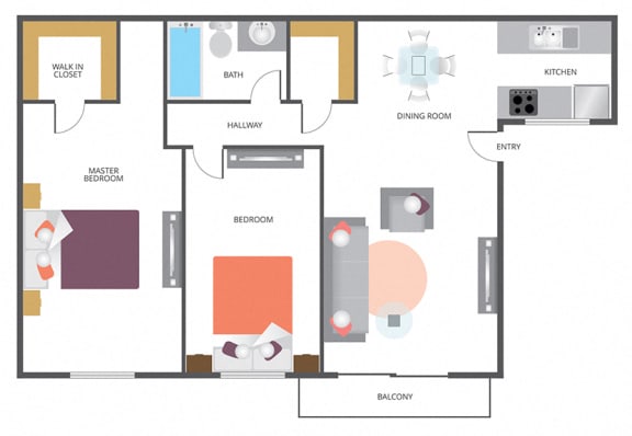North River Club Apartments Two Bedroom