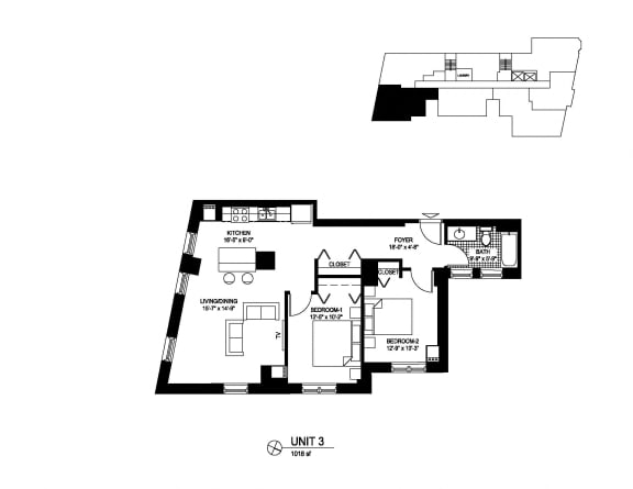 Floor Plans of Farcroft Park in Chicago, IL