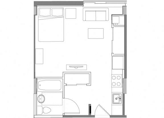 Studio Floor Plan