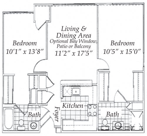 Lakeview at Victoria Park The Regency Floor Plan