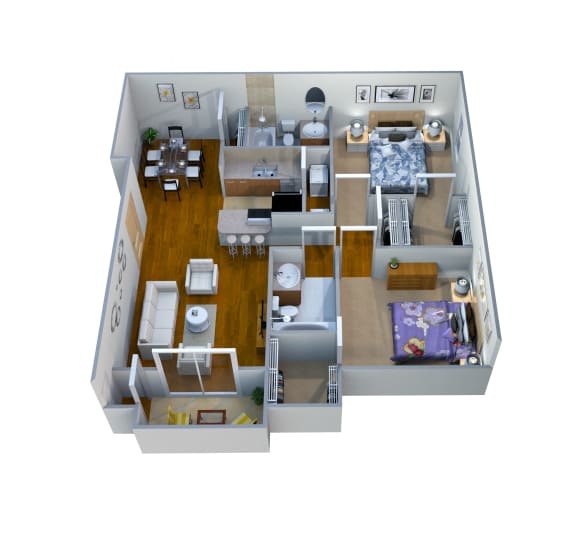 Maple Floor Plan at Southern Oaks, Texas, 76132
