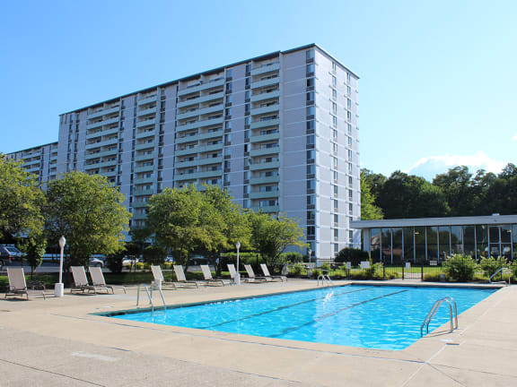 Outdoor Pool at Gates Mills Place, Mayfield Heights, OH, 44124