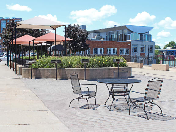 Picnic Grilling Area at Stonebridge Waterfront, Cleveland, OH, 44113