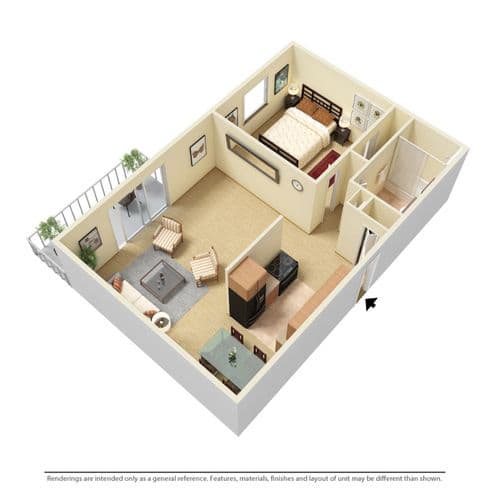 Floor Plan  at Westbrook Village, Brooklyn, OH