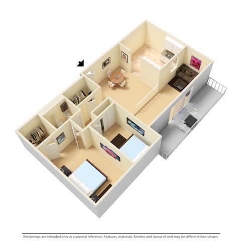 Floor Plan  at Willoughby Hills Towers, Ohio, 44092