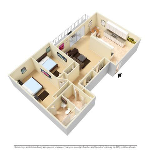 Floor Plan  at Willoughby Hills Towers, Willoughby Hills