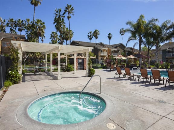 Soothing Spa at Sumida Gardens Apartments, Santa Barbara, CA