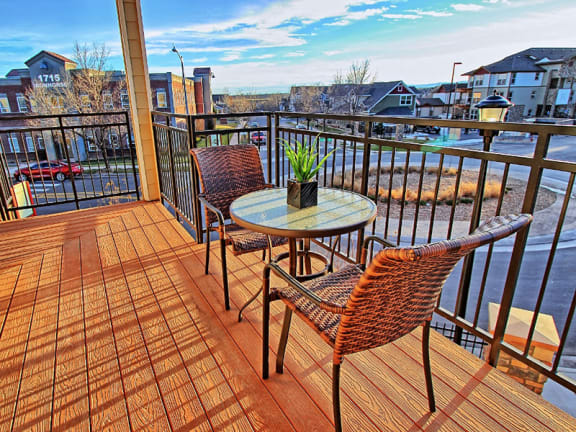 Private Covered Patios and Balconies at Apartment Near Frederick CO