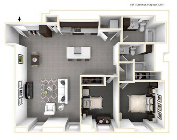 The Morton - Floor Plan 3D
