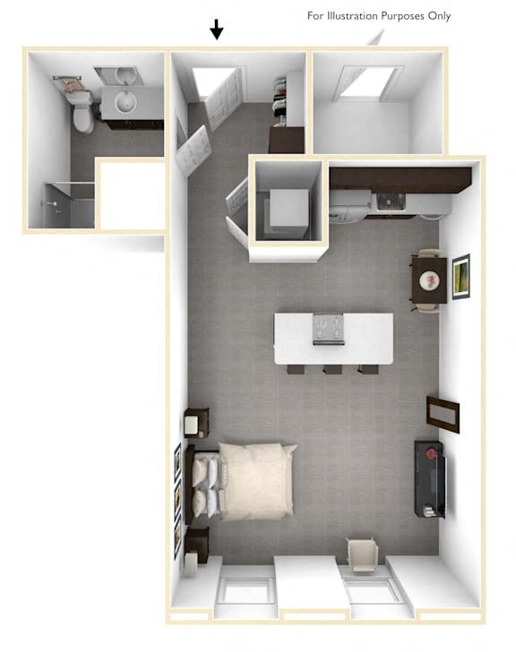 The Morton - Floor Plan 3D