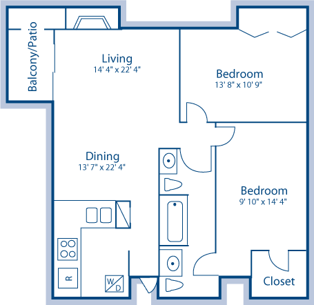 D Floorplan | Longspur Crossing | Austin TX
