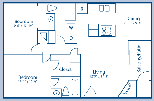 E Floorplan | Longspur Crossing | Austin TX